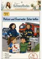 Vorschau - Arbeitsblätter - Polizei und Feuerwehr Klasse 3 -4 Sicher helfen lernen - Deckblatt