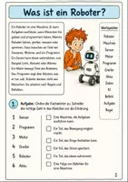 Vorschau - Arbeitsblätter - Roboter und KI entdecken Klasse 3 -4 Sachtexte und Aufgaben - Seite 1