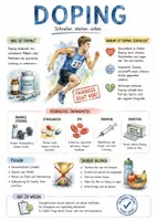 Vorschau - Arbeitsblätter - Lernposter + Arbeitsblätter zum Thema "Doping" + Lösung & MP3 + Mindmap + Infografik - Deckblatt