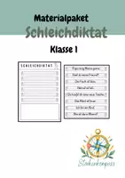 Vorschau - Arbeitsblätter - Schleichdiktat 1 - Deckblatt