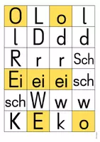 Vorschau - Stationenlernen - Graphemkarten - 1. Klasse - Seite 2
