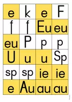 Vorschau - Stationenlernen - Graphemkarten - 1. Klasse - Seite 3