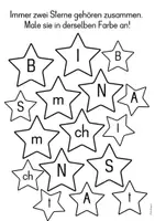 Vorschau - Arbeitsblätter - Leseblätter, Hausübungen, Arbeitsblätter zum Lesen - Sprache Stein Papier 1 - Seite 1
