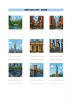 Vorschau - Arbeitsblätter - SIGHTS NEW YORK CITY Matching Exercise - More 4 Unit 3 Big Apple - Seite 3