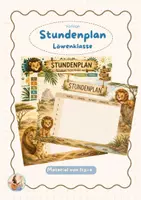 Vorschau - Anderer Materialtyp - Stundenplan Löwenklasse | Vorlage - Deckblatt