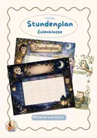 Vorschau - Anderer Materialtyp - Stundenplan Eulenklasse | Vorlage - Deckblatt