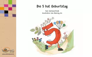 Vorschau - Anderer Materialtyp - Zahlenland-Bilderbuchkino zur Zahl 5 - Deckblatt