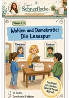 Vorschau - Arbeitsblätter - Wahlen und Demokratie Klasse 3 -4 Klassensprecherwahl Lesespur - Deckblatt