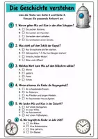 Vorschau - Arbeitsblätter - Zeitreise und Zukunftswelt Klasse 3 -4 Lesen und Schreiben - Seite 3