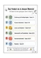Vorschau - Mal- und Bastelvorlagen - Kennenlernen & Schulstart Klasse 5 | Steckbriefe - Seite 2