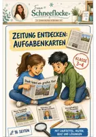 Vorschau - Arbeitsblätter - Zeitung entdecken Klasse 3 -4 Lesen und Schreiben üben - Deckblatt