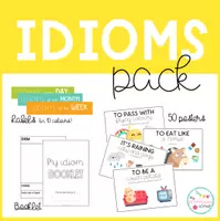 Vista previa - Decoración del aula - IDIOMS PACK - 50 Posters + Booklet - Portada