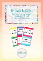 Vorschau - Spiele - Rhythmus-Bausteine Teil 1 und 2 - Deckblatt