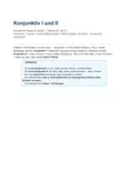 Vorschau - Unterrichtsreihen - Konjunktiv I und II – Wünsche, Träume und Berichte meistern - Deckblatt