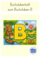 Vorschau - Arbeitsblätter - Buchstabenheft zum Buchstaben B - Deckblatt