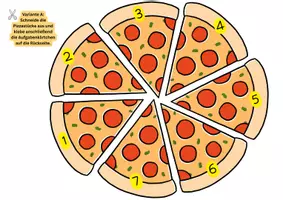 Vorschau - Arbeitsblätter - Pizzakarton Deutsch Wortarten Klasse 5/6 - Seite 3