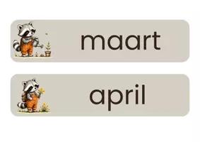 Voorbeeld - Kopie van maanden kalender - Pagina 1