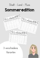 Vorschau - Spiele - Materialpaket Stadt - Land Ferien - Seite 1