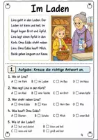 Vorschau - Arbeitsblätter - Lesetexte Stadt Klasse 1 - Seite 3