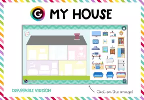 Vista previa - Juegos / Gamificación - MY HOUSE - Furniture & rooms - Interactive games - página 2