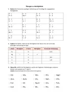 Vorschau - Arbeitsblätter - weitere Übungen zur Wertigkeit (Reaktionsgleichungen 5) - Seite 1
