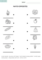 Vorschau - Arbeitsblätter - Match the opposites - Seite 3