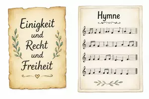 Vorschau - Stundenentwürfe - Nationalhymne Deutschland | 2. komplette Stunde mit Arbeitsblatt, Bild- & Wortkarten - Seite 2