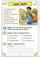 Vorschau - Arbeitsblätter - Erstlesen Freundschaft lesen mit Mia und Kian Klasse 1 - Seite 3