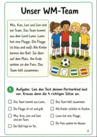 Vorschau - Arbeitsblätter - Fußball-WM Erstlesen Lesetexte Klasse 1 - Seite 1