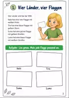 Vorschau - Arbeitsblätter - Fußball-WM Erstlesen Lesetexte Klasse 1 - Seite 2