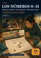 Vorschau - Arbeitsblätter - Los números 0–31 – Spanisch-Lernwerkstatt für Klasse 6–7: Zahlen, Alter und Geburtstag mit Fehlerdetektiv - Deckblatt