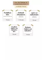 Vorschau - Arbeitsblätter - Die größte Summe I Schriftliche Addition I Fit für Klasse 4 I Wiederholung Klasse 3 - Seite 1