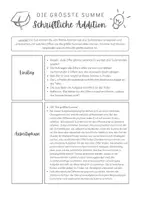 Vorschau - Arbeitsblätter - Die größte Summe I Schriftliche Addition I Fit für Klasse 4 I Wiederholung Klasse 3 - Seite 2