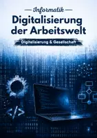 Vorschau - Arbeitsblätter - Digitalisierung der Arbeitswelt – Wie Computer, KI und neue Technologien Berufe verändern - Deckblatt
