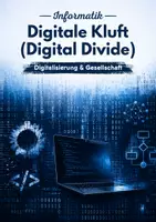 Vorschau - Arbeitsblätter - Digitale Kluft – Ungleicher Zugang zu Internet, Technik und digitalen Chancen - Deckblatt