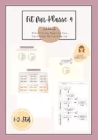 Vorschau - Poster - Schriftliche Subtraktion I Verkürzte Schreibweise I Fit für Klasse 4 I Wiederholung Klasse 3 - Deckblatt