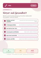 Vorschau - Arbeitsblätter - Sachunterricht HSU 4 Grundschule - Körper und Gesundheit - Seite 1