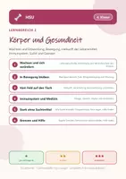 Vorschau - Arbeitsblätter - Sachunterricht HSU 4 Grundschule - Körper und Gesundheit - Deckblatt