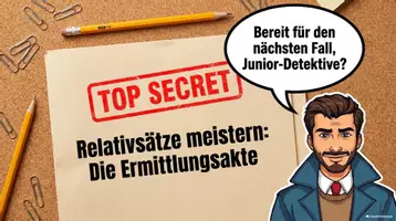 Vorschau - Arbeitsblätter - Relativsätze Nominativ Lektion - Deutsch A2-B1 - DaZ DaF - Seite 1