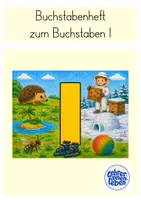 Vorschau - Arbeitsblätter - Buchstabenheft zum Buchstaben I - Deckblatt