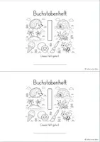 Vorschau - Arbeitsblätter - Buchstabenheft zum Buchstaben I - Seite 1