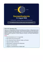 Vorschau - Arbeitsblätter - Sonnenfinsternis & Lochkamera: Spannende Mathematik im Weltall | Workbook mit Strahlensatz & Anleitungen - Deckblatt