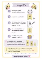 Vorschau - Mal- und Bastelvorlagen - Lesezeichen Willkommen in der Bienenklasse - Seite 2