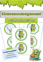 Vorschau - Poster - Monsterklasse Toilettenschilder Klassenmanagement - Deckblatt