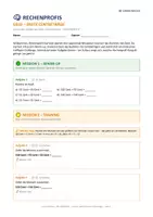 Vorschau - Arbeitsblätter - RECHENPROFIS, 5er-Bundle Mathe-Missionen bis 20, Zahlen, Rechnen, Geld & Uhrzeit - Seite 2