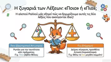 Προεπισκόπηση - Διαδραστικό υλικό - Οι Αντωνυμίες κι Επιφωνήματα - Σελίδα 3
