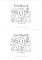 Vorschau - Arbeitsblätter - Buchstabenheft zum Buchstaben O - Seite 1
