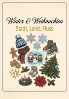 Vorschau - Spiele - Spiel Winter & Weihnachten - Stadt, Land, Fluss - Deckblatt