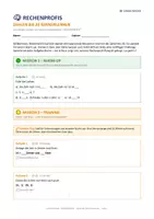 Vorschau - Arbeitsblätter - RECHENPROFIS, Zahlen bis 20, Zehnerübergang, Klasse 1 - Seite 1