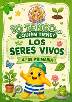 Vista previa - Unidades / Secuencias / Situaciones de Aprendizaje - Yo tengo… ¿Quién tiene? Los seres vivos Juego de 36 tarjetas 4.º Primaria - Portada